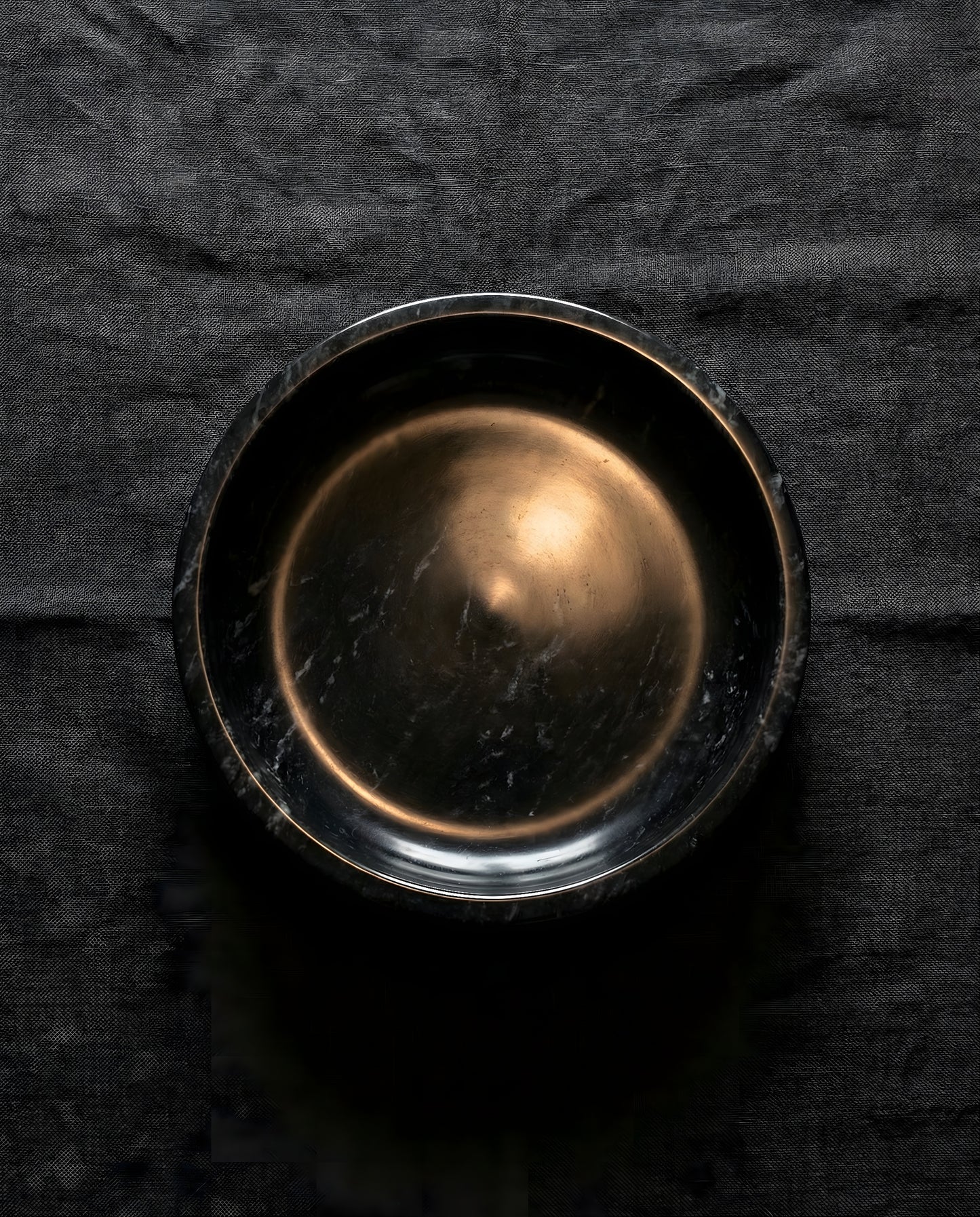 Black Marble Bowl